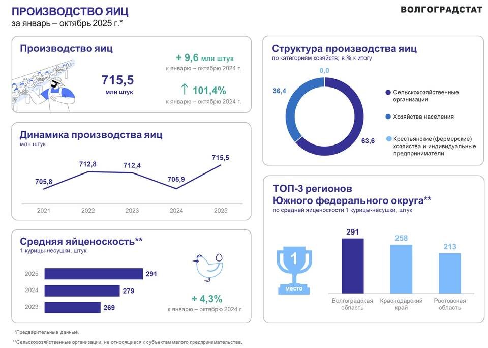    Инфографика Волгоградстата