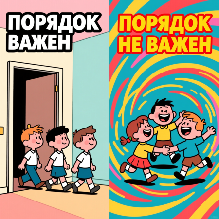 Всё решает контекст! Очередь и список друзей — это не одно и то же.