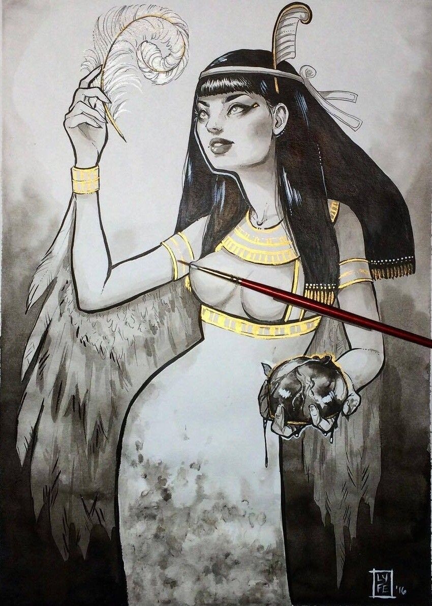 Маат — богиня истины, справедливости, закона и миропорядка