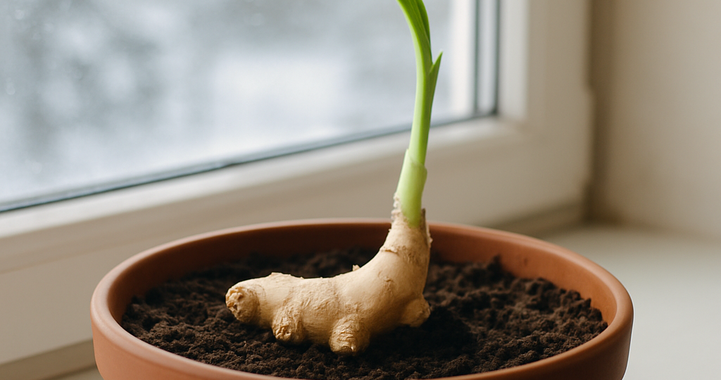 Как вырастить комнатный имбирь зимой