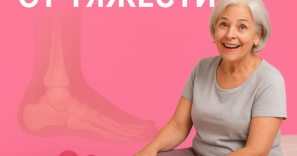 Женщина 68 лет рассказала, как убрала отёки ног за 3 недели