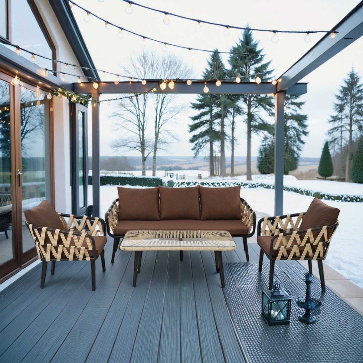 Комплект мебели из искусственного ротанга LIMA от фабрики ALFART