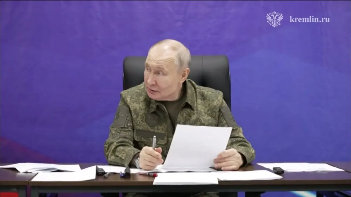 Скрин видео пресс-службы Кремля