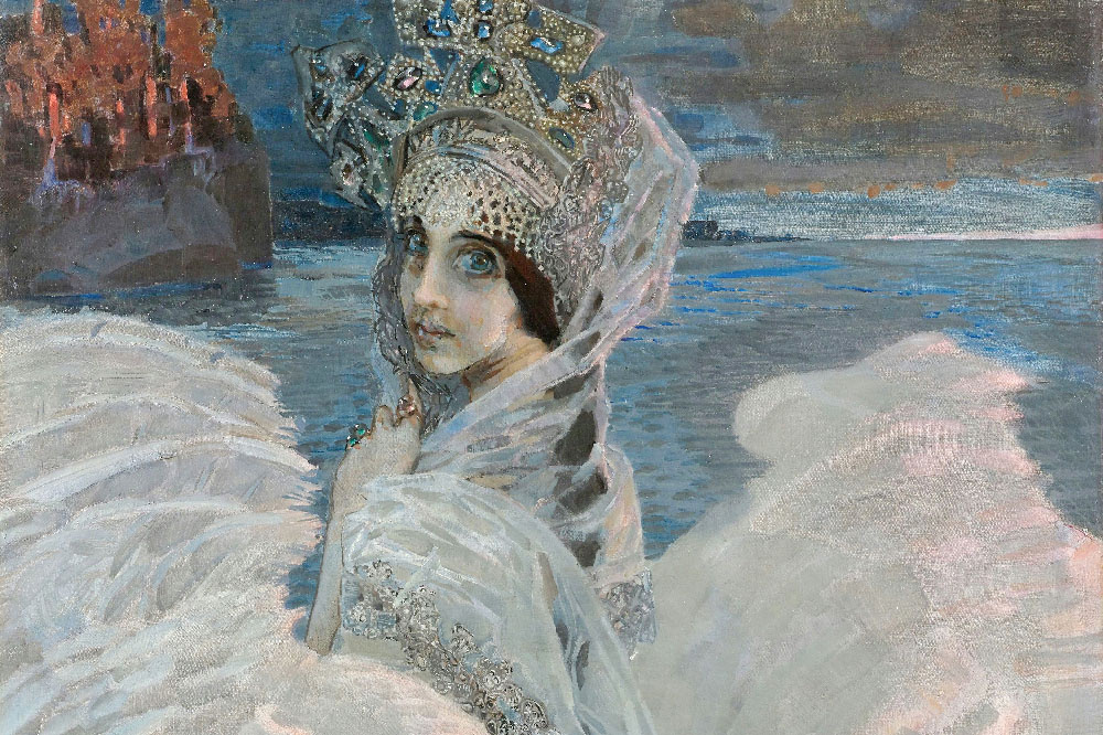 Фрагмент картины М. Врубеля «Царевна Лебедь» (1900) 