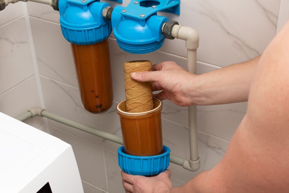 Замена картриджных фильтров