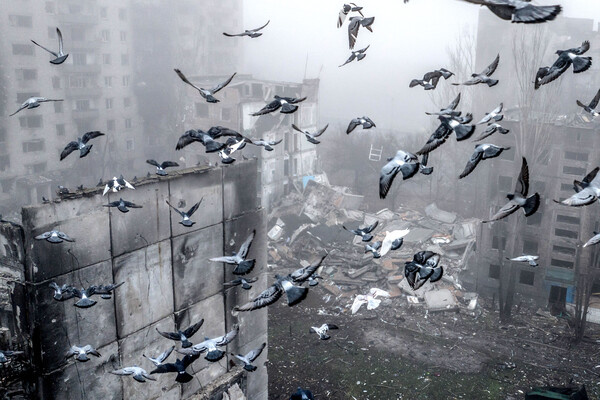 Последствия боев в населенном пункте Константиновка в ДНР, 28 ноября 2025 года / Oleg Petrasiuk/Ukraine's 24th Mechanized Brigade via AP 