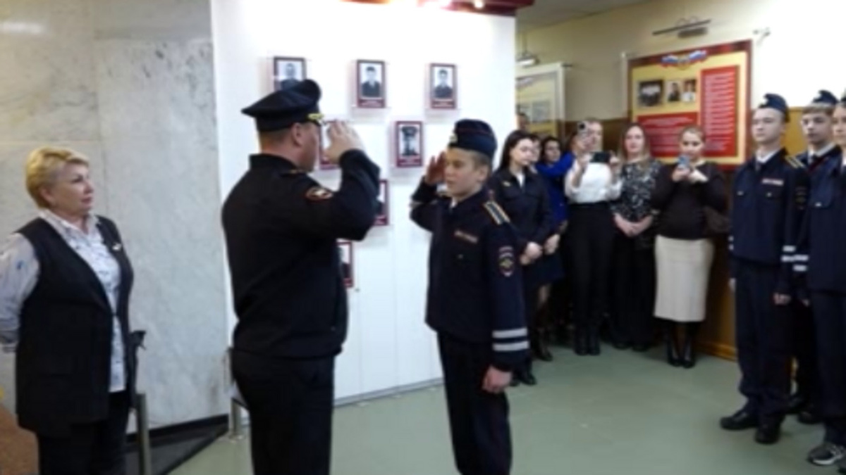    Кадеты приняли присягу в ГАИ Курской области