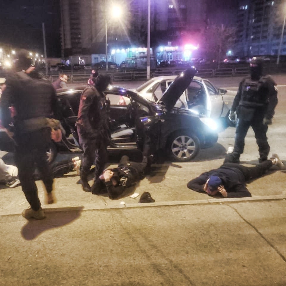 Фото с места задержания