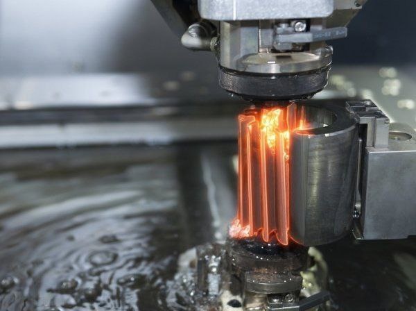 Электроэрозионная обработка (аббревиатура ЭЭО, на англ. Electric Discharge Machining) — технология, при которой материал удаляется небольшими электрическими разрядами (искрами) между заготовкой и электродом в жидком диэлектрике.

Это высокоточный процесс, не требующий использования инструмента на заготовке. Электроэрозионная обработка аналогична таким процессам, как лазерная резка. Она не требует и не использует механическую силу для удаления лишнего материала.

Основные преимущества заключаются в том, что можно обрабатывать даже очень твердые материалы, между инструментом и заготовкой нет механических сил, а станки очень легко управляются компьютером (ЧПУ).

Благодаря высокой точности и качеству поверхности и возможности обработки даже очень сложных форм эта технология чаще всего используется в производстве пресс-инструментов.