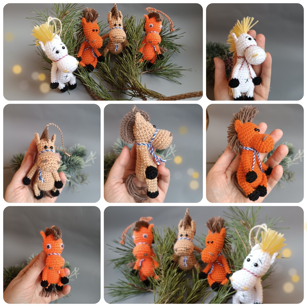 Вот таких лошадок свяжем с вами на мастер - классе!!!