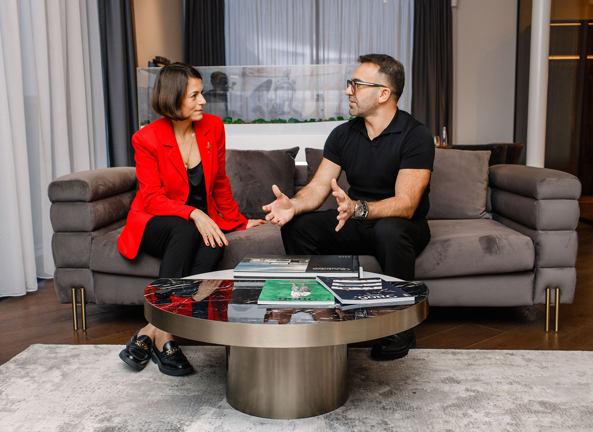    Марина Геворкян и Артур Терисаян