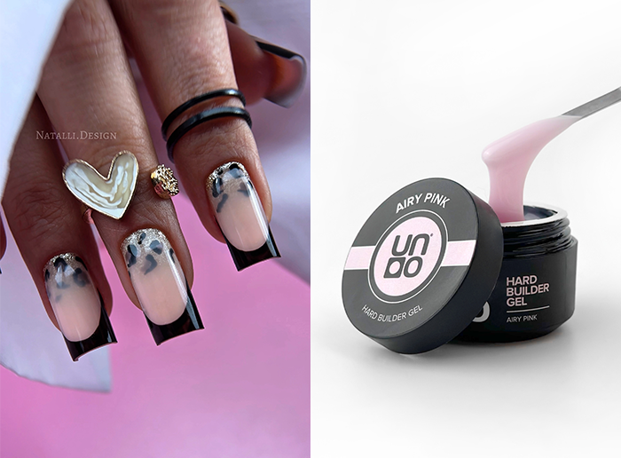 Моделирующий цветной гель UNO Hard Builder Gel