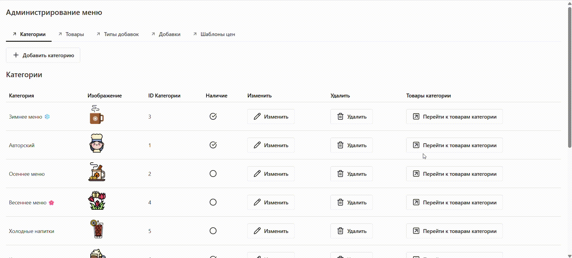 Админ панель