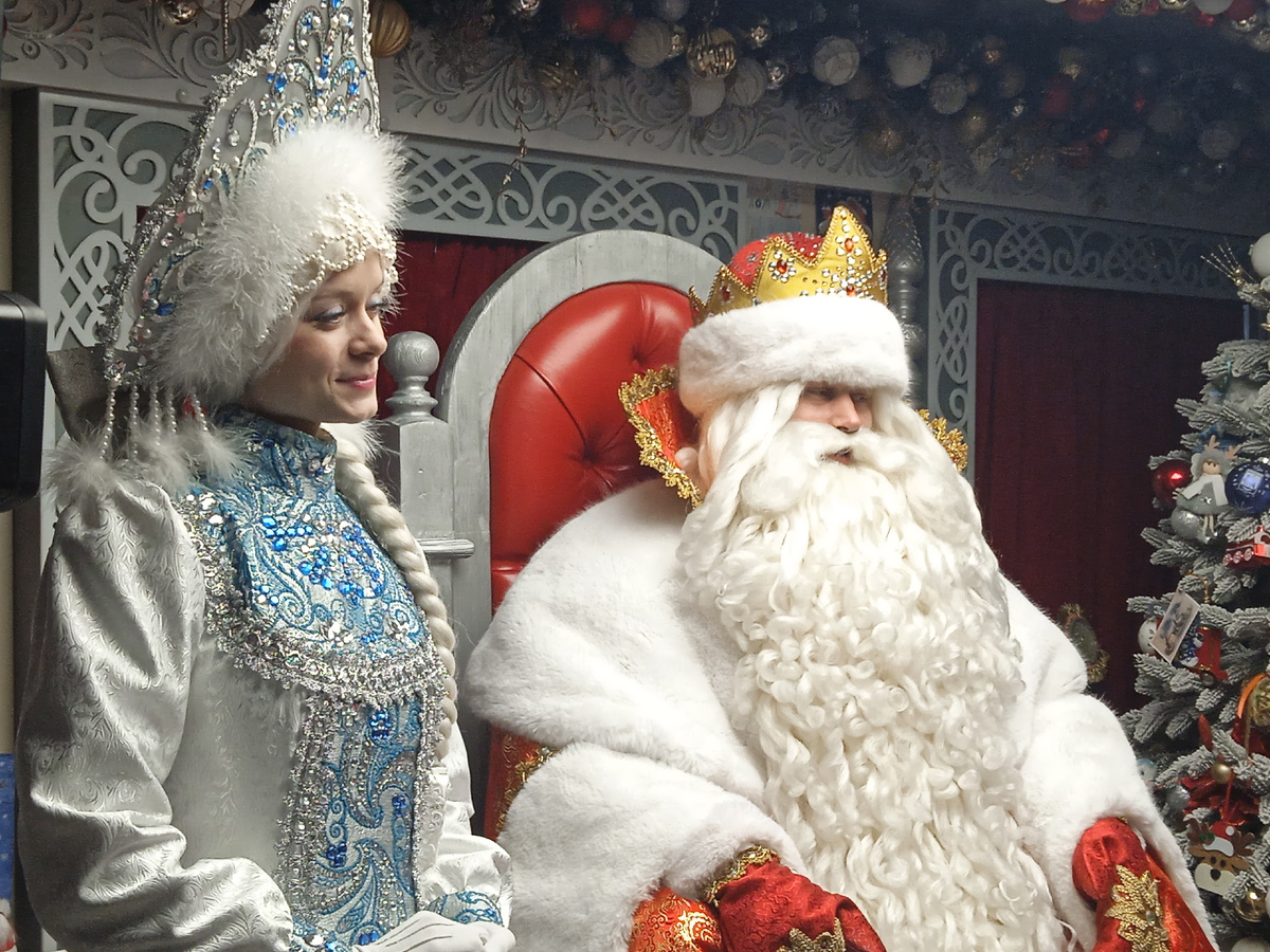 Дед Мороз и снегурочка в этом году.  