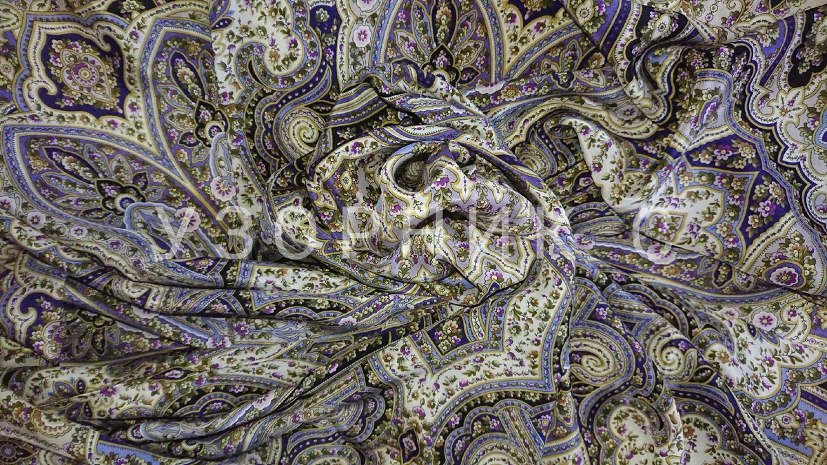 Платок Зимнее солнце, фото автора