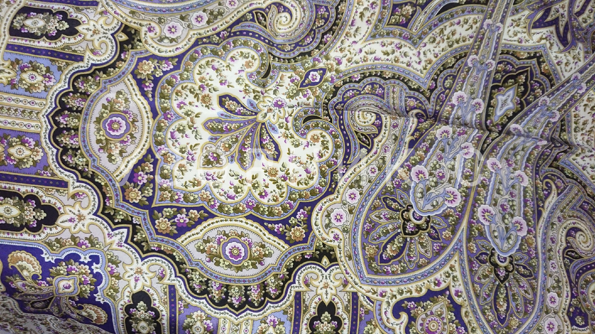 Платок Зимнее солнце, фото автора