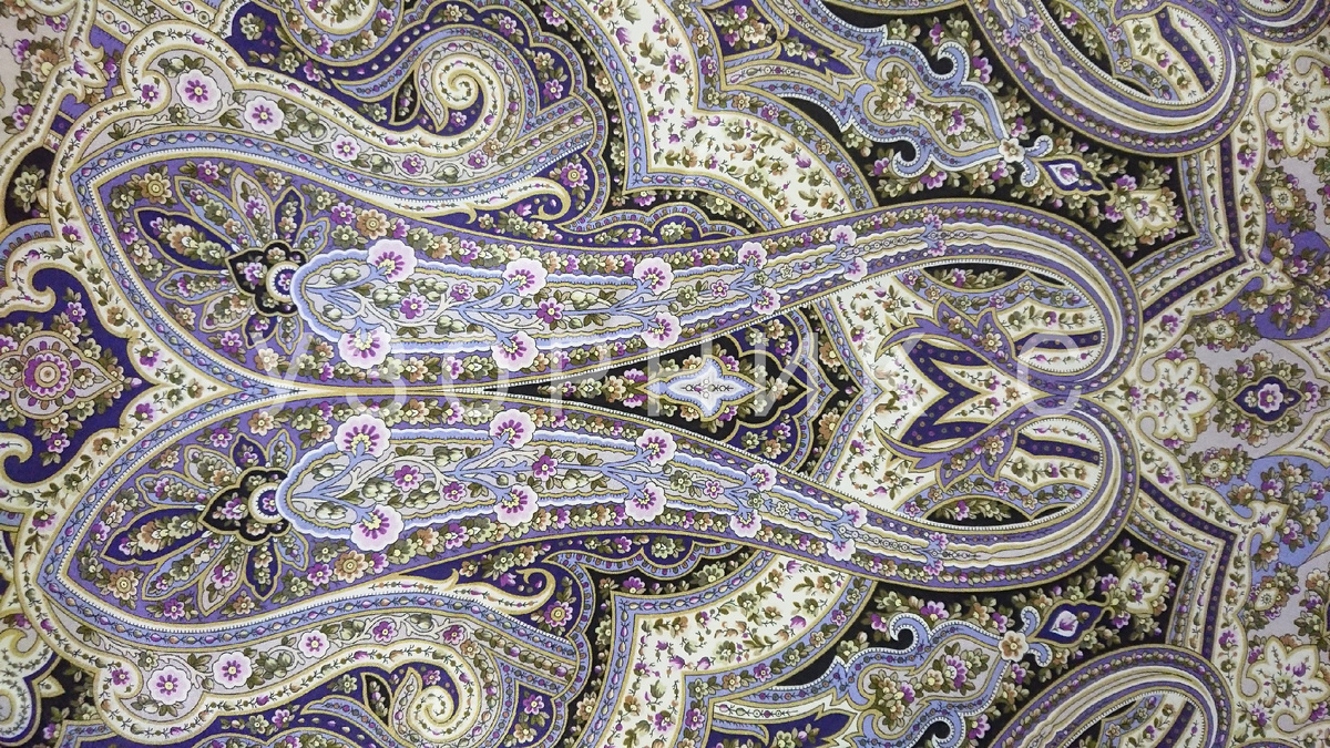 Платок Зимнее солнце, фото автора