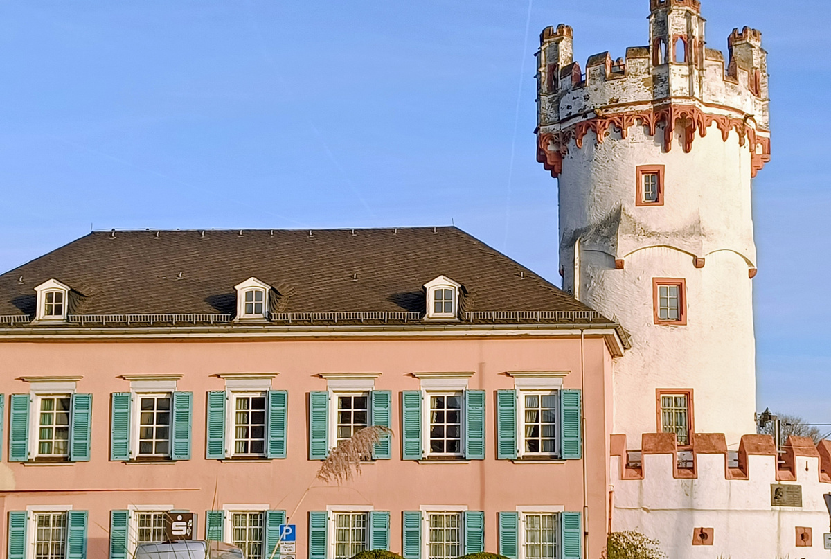 Набережная Рейна.Rüdesheim. Германия. Фото автора 