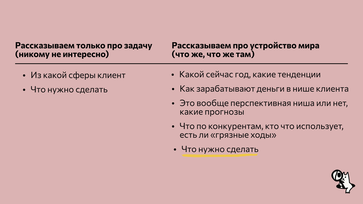 Если мы рассказываем, как устроен мир, мы расширяем воронку читателей, которые потом могут стать лидами