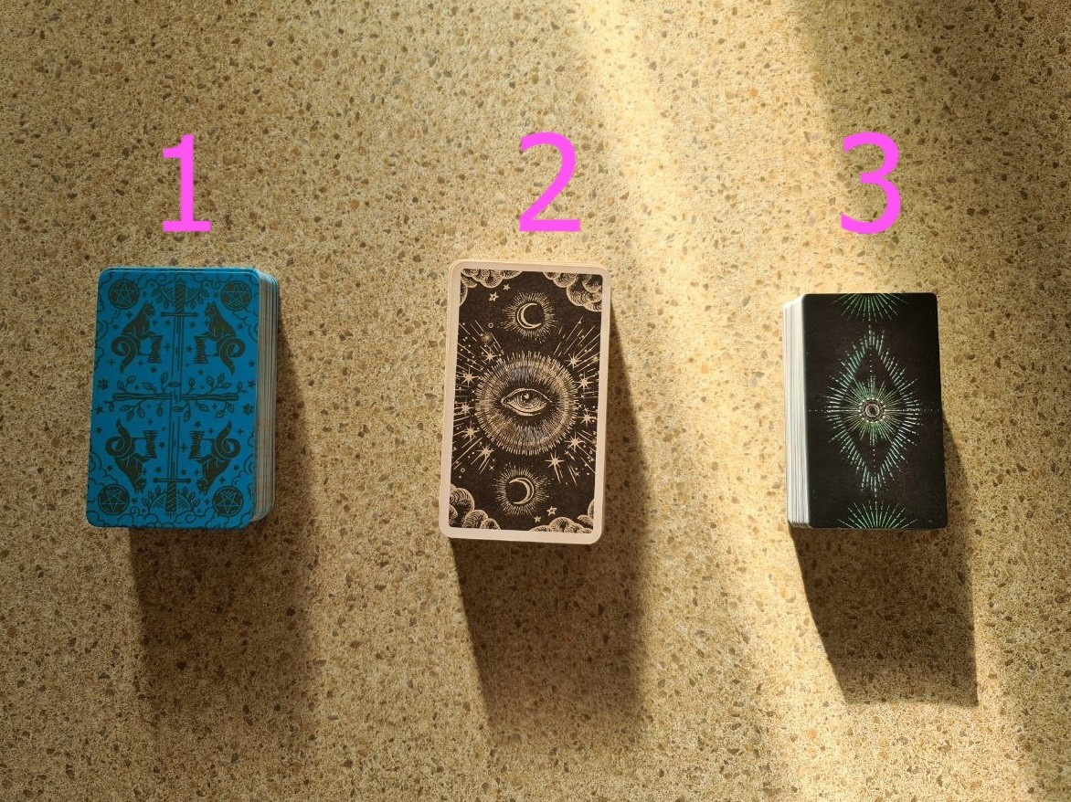 Позиции расклада. Фото автора