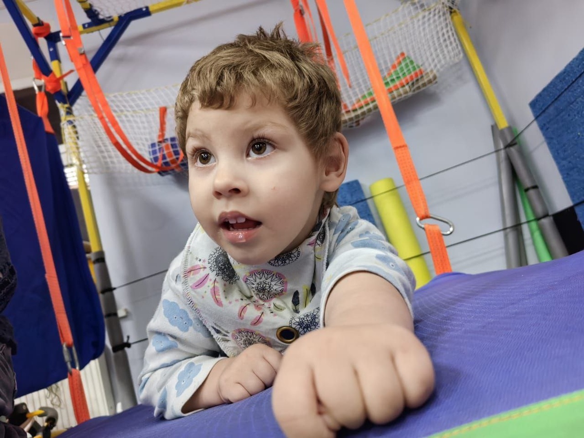 Витя в реабилитационном центре