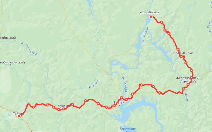 Яндекс.Расписание. Тайшет-Железнодорожный