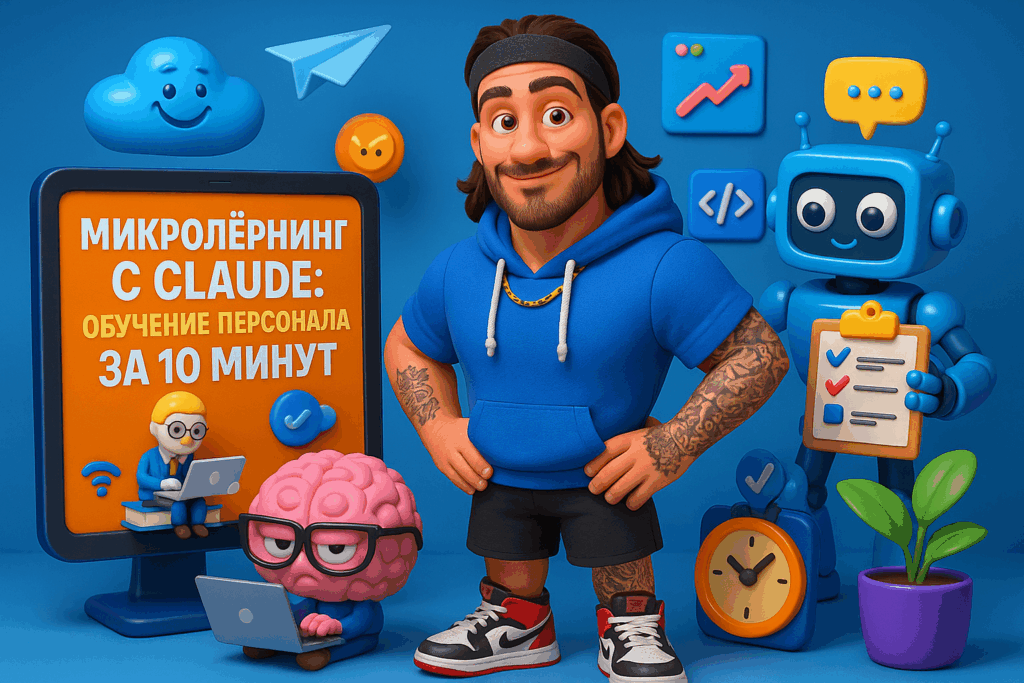    Хотите обучать сотрудников быстро и эффективно? Узнайте, как Claude и microlearning за 10 минут меняют HR-Tech и ускоряют рост команды с помощью AI. schergin