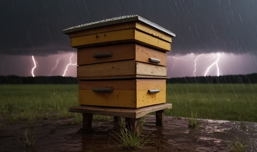 Улей в грозу