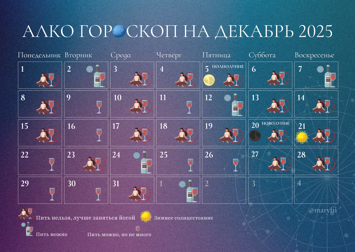 Планируйте праздники заранее