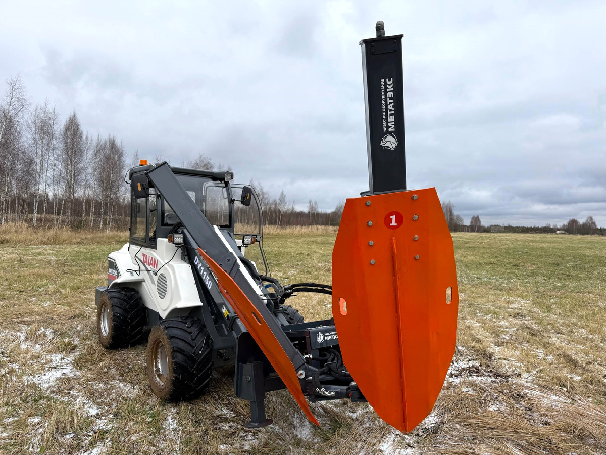 Пересадчик деревьев TRSP_SS-3-100 для мини-трактор Taian. Нужен такой же? Обращайтесь в Метатэкс 🔸