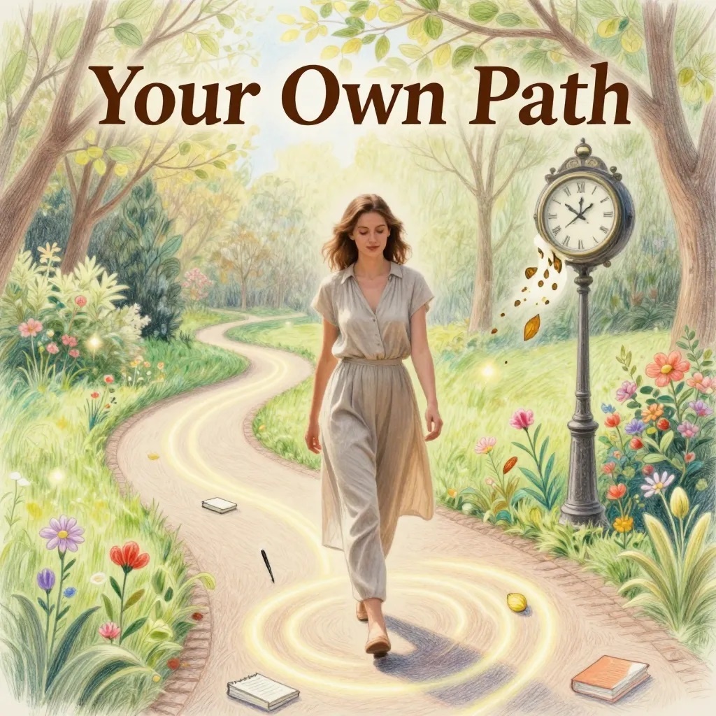 Ты шагаешь не медленно. Просто ты, конфетка, не бежишь по их дорожке.