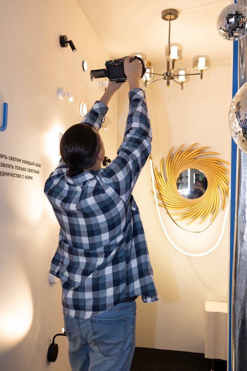 В процессе съемок