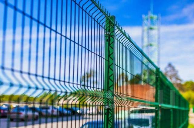 Забор из сварных панелей 3Д гиттер