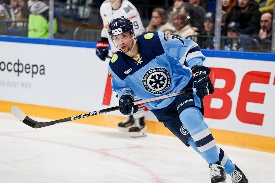    Форвард провел на льду в форме «Сибири» 379 матчей. Фото: ХК «Сибирь»