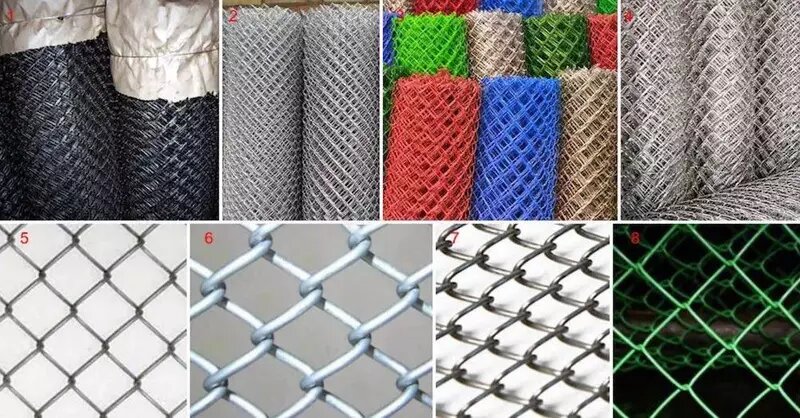 Виды сетки рабицы для забора