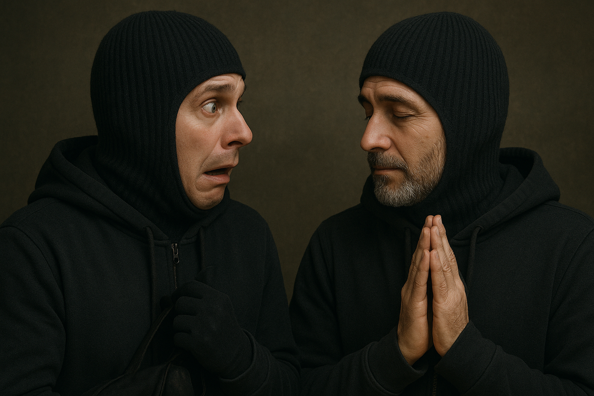 Если бы все воры в мире так выглядели, полиция бы работала стоя аплодируя