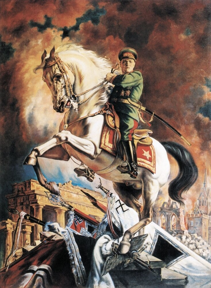 В. Яковлев. Портрет маршала Жукова