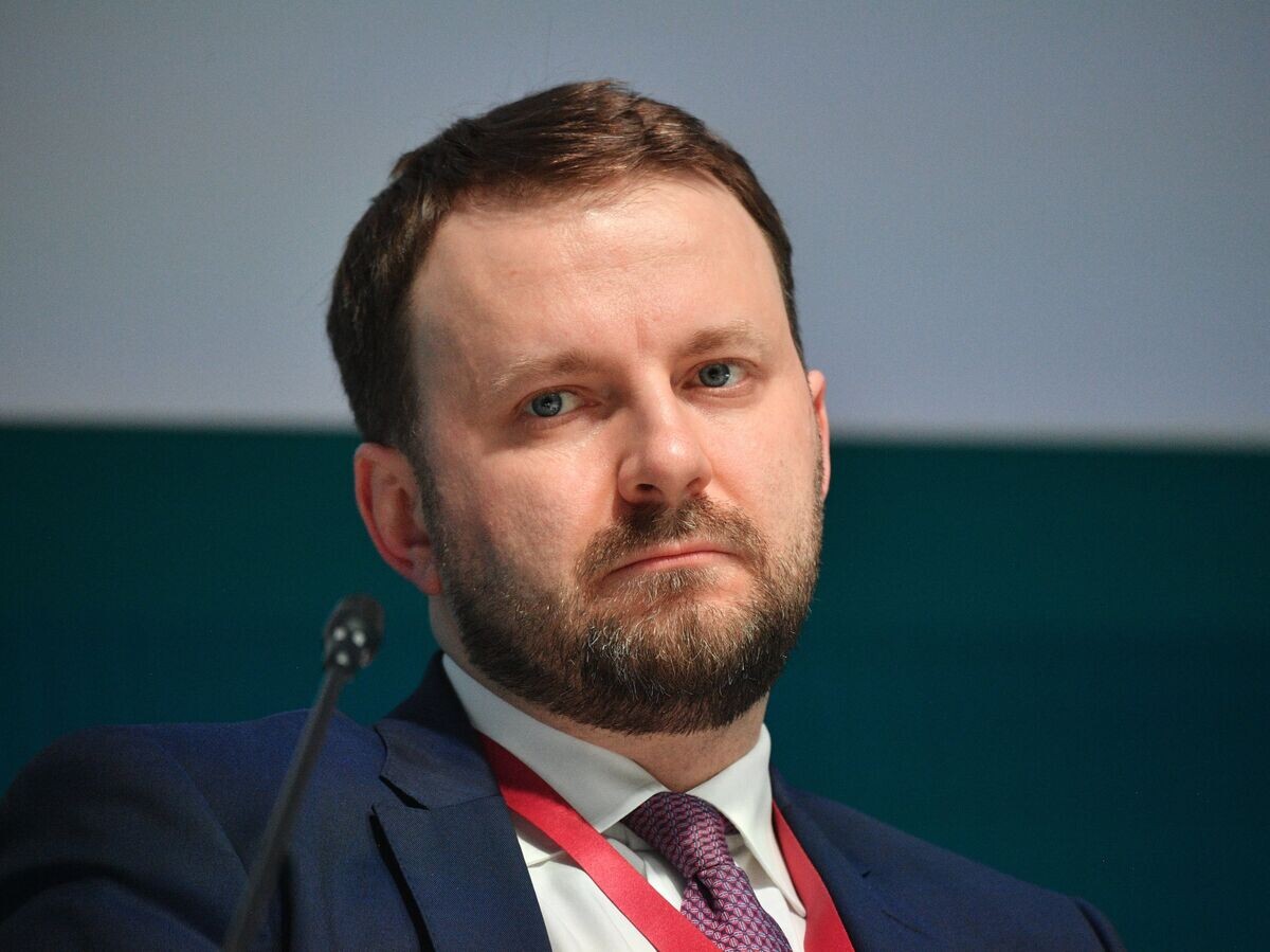    Помощник президента РФ Максим Орешкин. ПМЭФ-2021© РИА Новости . Евгений Биятов