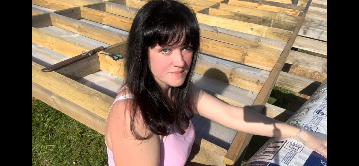 🔨Я сама строю ДОМ 🏡 | 📐 Строительство пола своими руками: утепление и пароизоляция