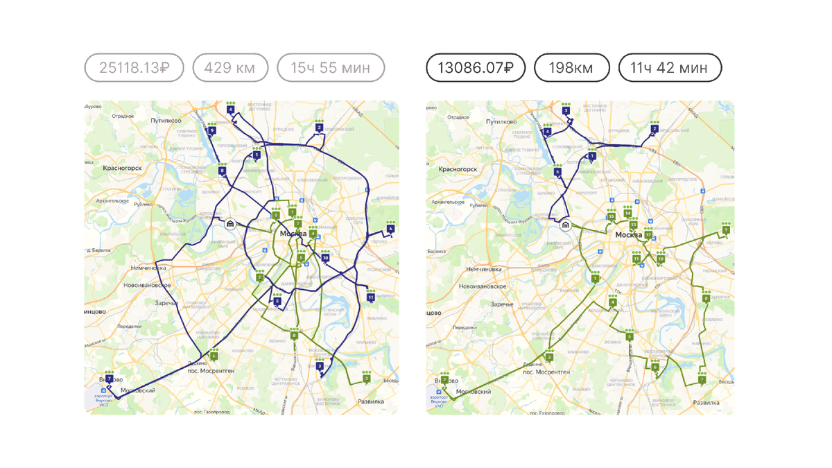 Пример оптимизации и экономии с помощью программы для логистики ШЕДЕКС