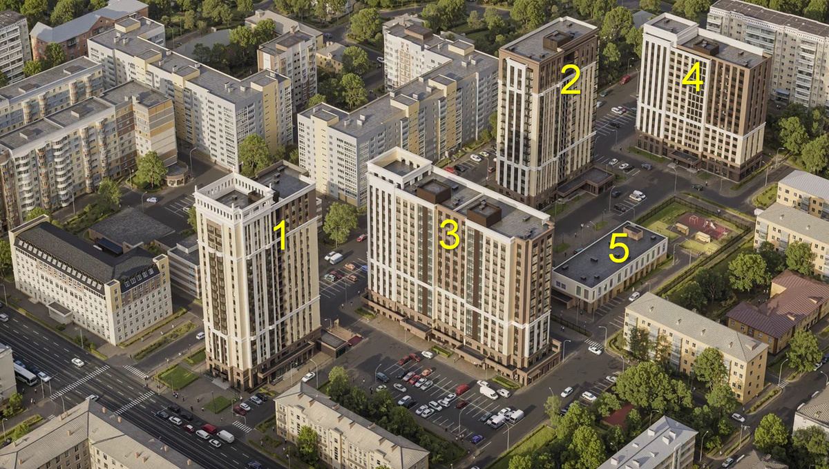 Развитие застроенной территории (с очерёдностью) в границах улиц Октябрьской Революции, Менделеева, Искры в Канавинском районе группой компаний "Каскад"