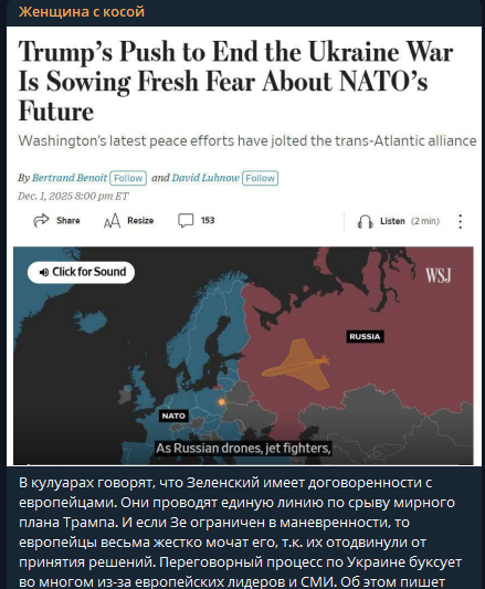    Фото: тг-канал Женщина с косой