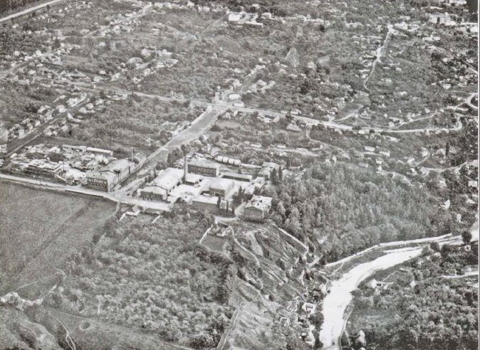 Вид с высоты на авиацентр в Липецке в конце 1925 года. Источник - wwii.space