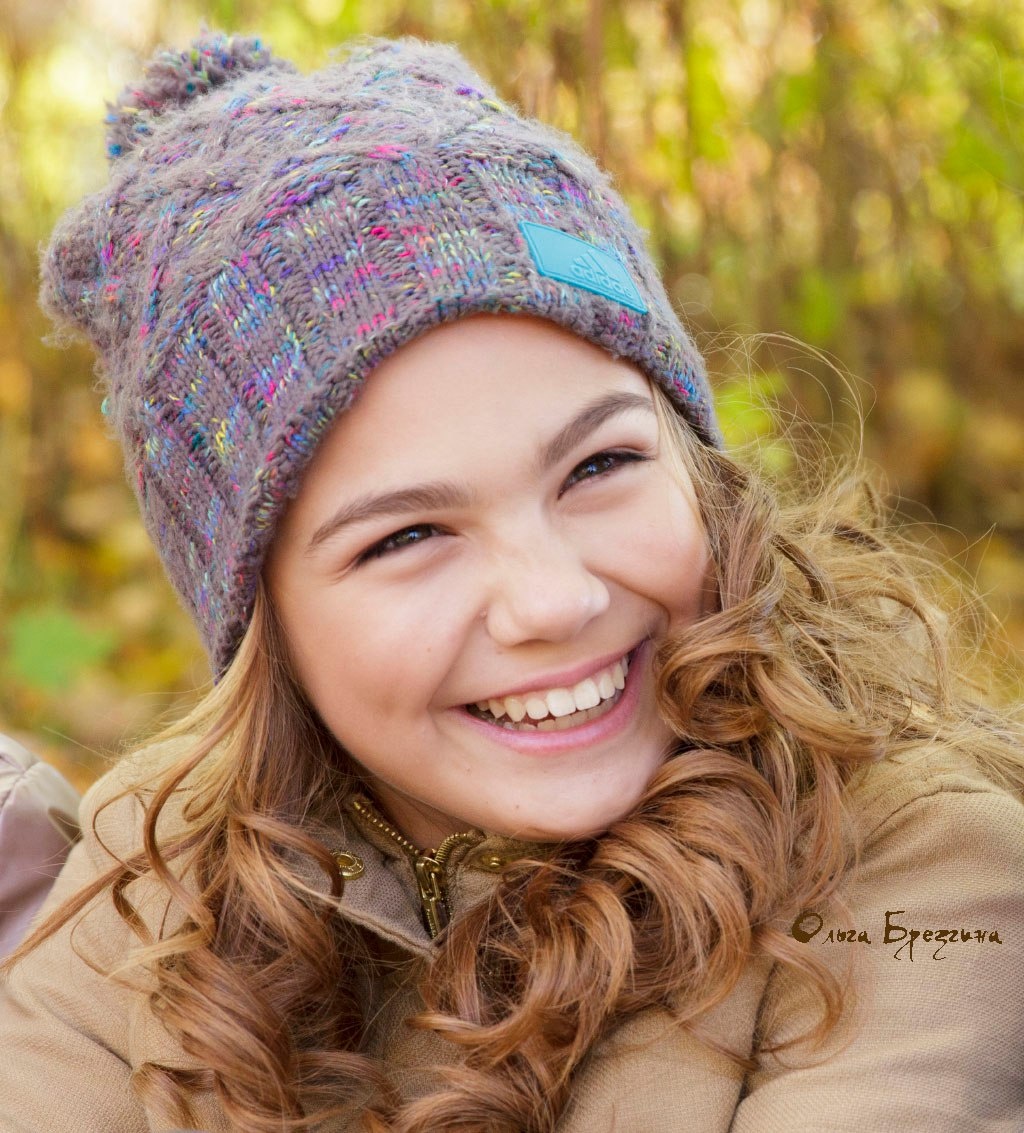 Огромное удовольствие получила на съемках девочек из школы моделей в осеннем парке.