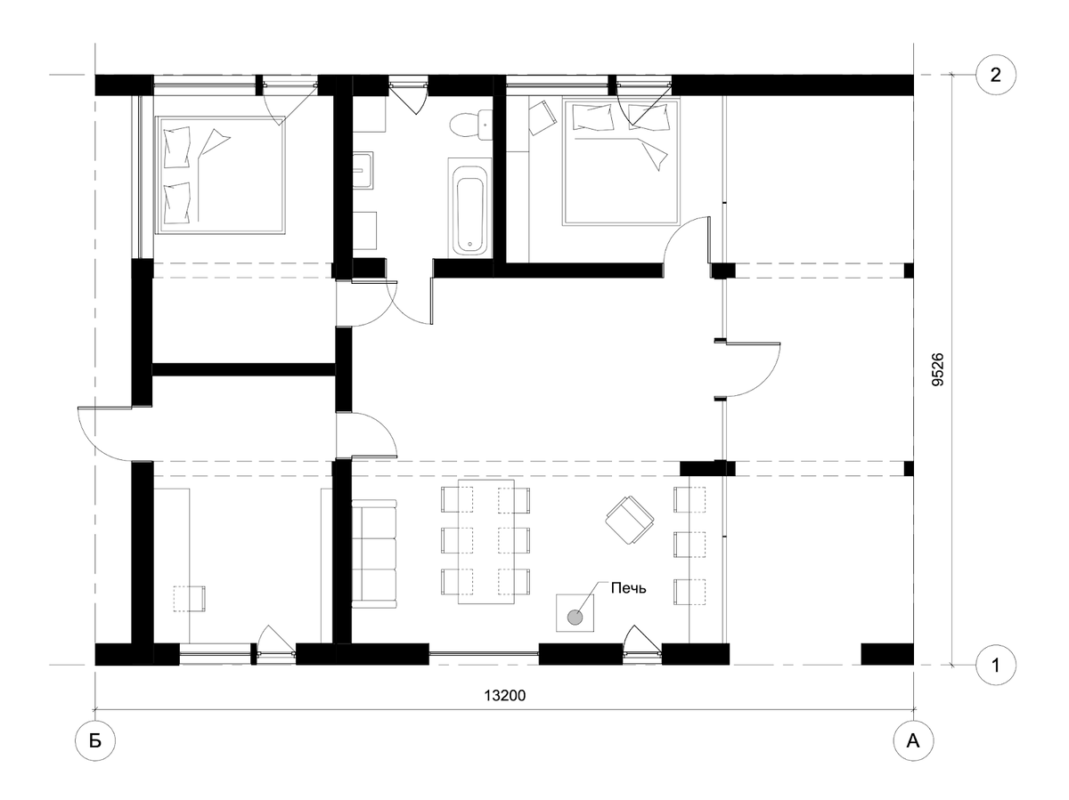 Планировка дома