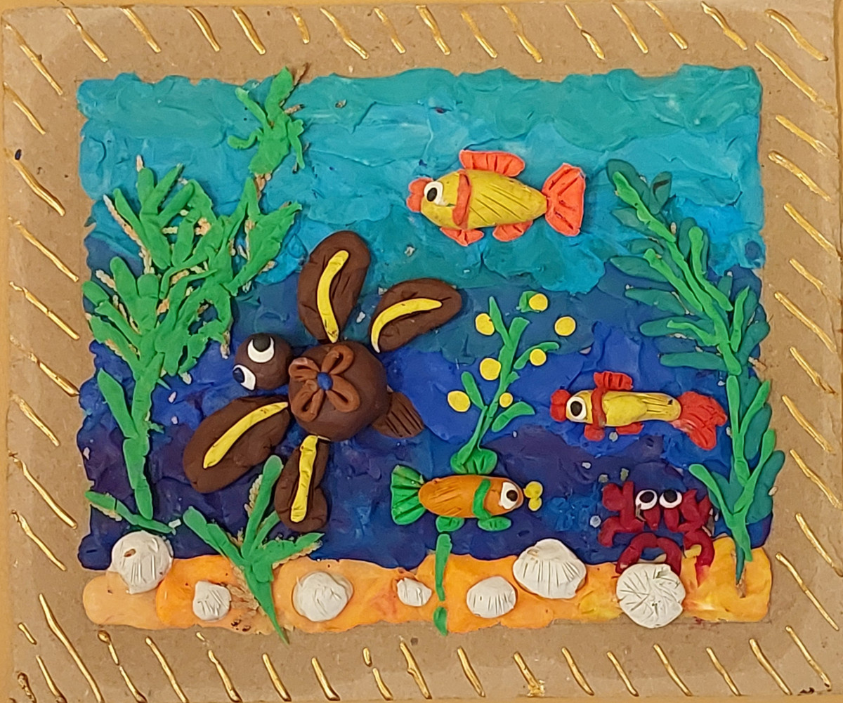 Работы победителей в возрастной группе: 5-6 лет.