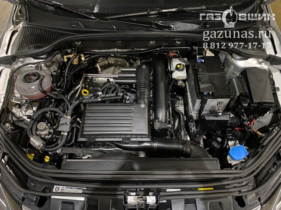 Установка ГБО на Skoda Octavia III (A7) (рестайл) 1.4TSI (150л.с.) 2019 г.в. CZDA переоборудован для использования в качестве моторного топлива сжиженного нефтяного газа (пропан-бутан)