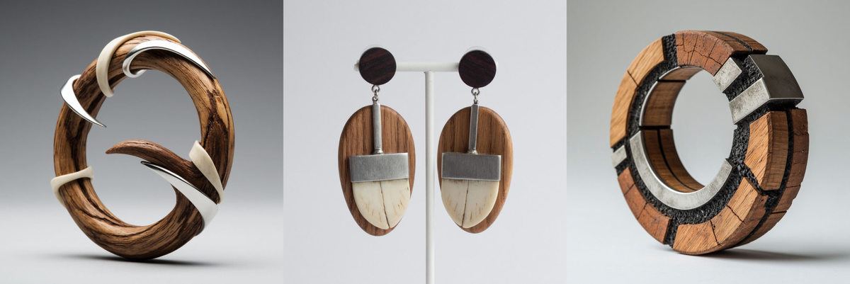 «Современный ювелирный дизайн», за три секунды нарисованный нейросетью. Вполне актуальные формы, нечто подобное можно встретить в реальных коллекциях современных дизайнеров. Пример, как дизайн и технологии побеждают мастерство и творчество – но точно ли это искусство?