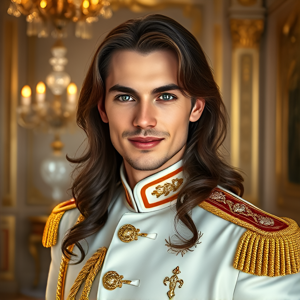 Принц Игорь Великолепный. В галерее иллюстрации созданы нейросетью для онлайн генерации картинок dezgo.com.