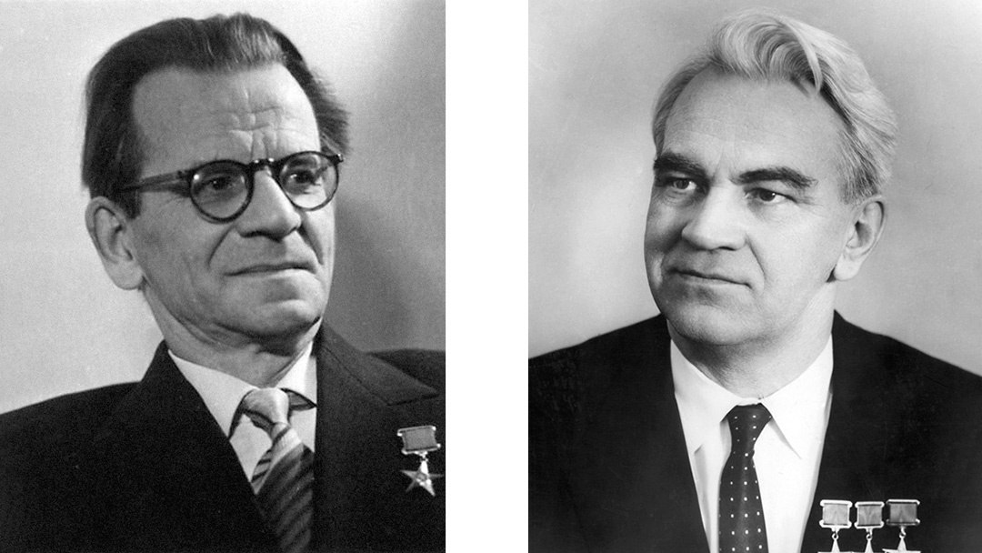 Сергей Алексеевич Лебедев (1902–1974) и Мстислав Всеволодович Келдыш (1911–1978)